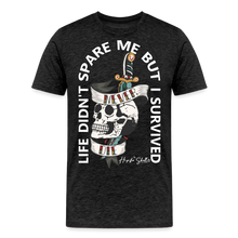 Charger l'image dans la galerie, T-shirt Homme Old School Never Die 2 - charbon