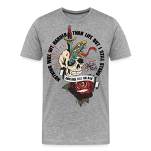 Charger l'image dans la galerie, T-shirt Homme Courage has no age - gris chiné