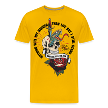 Charger l'image dans la galerie, T-shirt Homme Courage has no age - jaune soleil