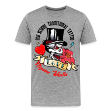 Charger l'image dans la galerie, T-shirt Homme Old school traditional tatoo - gris chiné