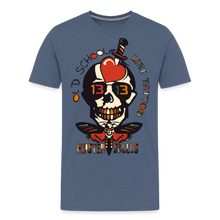 Charger l'image dans la galerie, T-shirt Homme Buterfly number 13 - bleu chiné