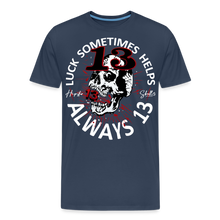 Charger l'image dans la galerie, T-shirt Homme Luck Something helps noir - bleu marine