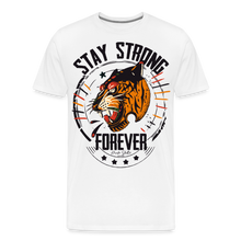 Charger l'image dans la galerie, T-shirt Homme Stay Strong Forever Tiger - blanc