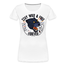Charger l'image dans la galerie, T-shirt Homme Stay wild and free panther 2 - blanc