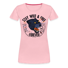 Charger l'image dans la galerie, T-shirt Homme Stay wild and free panther 2 - rose liberty