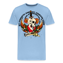 Charger l'image dans la galerie, T-shirt Homme My strenght and my courage - ciel