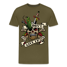 Charger l'image dans la galerie, T-shirt Homme Old school tattoo don't give up - kaki