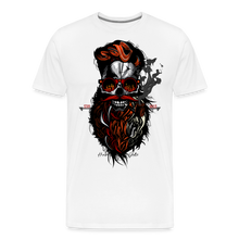 Charger l'image dans la galerie, T-shirt Homme Hipster Skulls Stay Wild - blanc