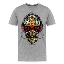 Charger l'image dans la galerie, T-shirt Homme Crâne mexicain - gris chiné