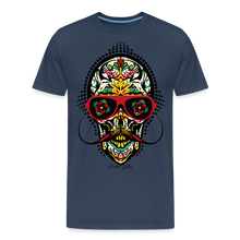 Charger l'image dans la galerie, T-shirt Homme Crâne mexicain - bleu marine