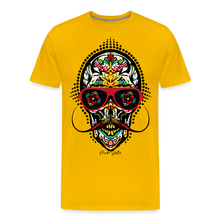 Charger l'image dans la galerie, T-shirt Homme Crâne mexicain - jaune soleil