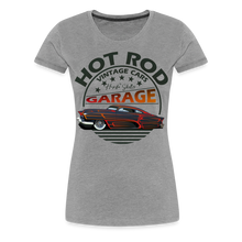 Charger l'image dans la galerie, T-shirt Femme Hot rod Garage - gris chiné
