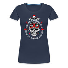 Charger l'image dans la galerie, T-shirt Femme Motorcycle Vintage ride or die - bleu marine