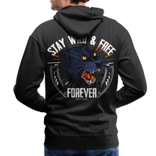 Charger l'image dans la galerie, Sweat-shirt à capuche hommes Panthère Wild Free - noir