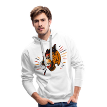 Charger l'image dans la galerie, Sweat-shirt à capuche hommes Tiger Stay Strong 2 - blanc