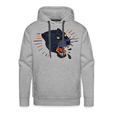 Charger l'image dans la galerie, Sweat-shirt à capuche hommes Panthère Wild Free 2 - gris chiné