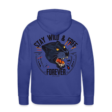 Charger l'image dans la galerie, Sweat-shirt à capuche hommes Panthère Wild Free 2 - bleu royal