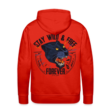 Charger l'image dans la galerie, Sweat-shirt à capuche hommes Panthère Wild Free 2 - rouge