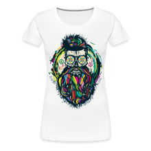 Charger l'image dans la galerie, T-shirt Femme Hipster Skulls Peace - blanc