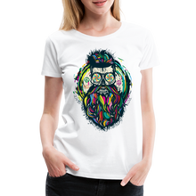 Charger l'image dans la galerie, T-shirt Femme Hipster Skulls Peace - blanc