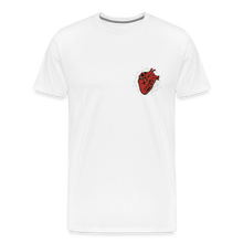 Charger l'image dans la galerie, T-shirt Homme Heart Old school - blanc