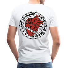 Charger l'image dans la galerie, T-shirt Homme Heart Old school - blanc