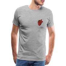 Charger l'image dans la galerie, T-shirt Homme Heart Old school - gris chiné
