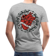 Charger l'image dans la galerie, T-shirt Homme Heart Old school - gris chiné
