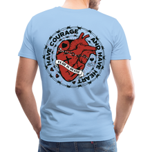 Charger l'image dans la galerie, T-shirt Homme Heart Old school - ciel
