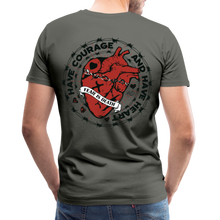 Charger l'image dans la galerie, T-shirt Homme Heart Old school - asphalte