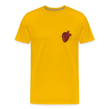 Charger l'image dans la galerie, T-shirt Homme Heart Old school - jaune soleil