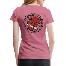 Charger l'image dans la galerie, T-shirt Femme Heart old school - mauve