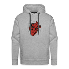 Charger l'image dans la galerie, Sweat-shirt à capuche hommes Heart - gris chiné