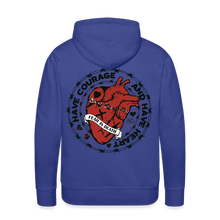 Charger l'image dans la galerie, Sweat-shirt à capuche hommes Heart - bleu royal