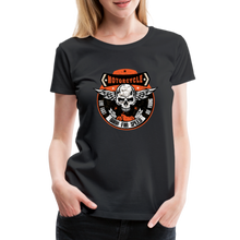 Charger l'image dans la galerie, T-shirt Femme Motorcycle Vintage born to speed - noir