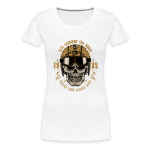 Charger l'image dans la galerie, T-shirt Femme Motorcycle Vintage Good ride - blanc