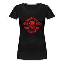 Charger l'image dans la galerie, T-shirt Femme Motorcycle Vintage Legendary riders - noir