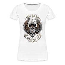 Charger l'image dans la galerie, T-shirt Femme Motorcycle Vintage Aigle - blanc