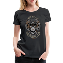 Charger l'image dans la galerie, T-shirt Femme Motorcycle Vintage Aigle - noir