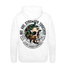 Charger l'image dans la galerie, Sweat-shirt à capuche hommes Serpent - blanc