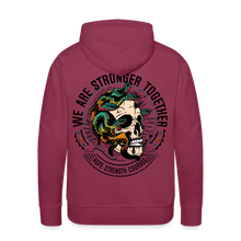 Charger l'image dans la galerie, Sweat-shirt à capuche hommes Serpent - bordeaux