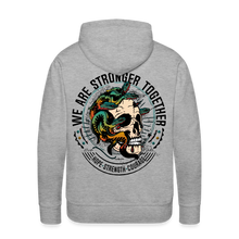 Charger l'image dans la galerie, Sweat-shirt à capuche hommes Serpent - gris chiné