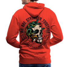 Charger l'image dans la galerie, Sweat-shirt à capuche hommes Serpent - rouge