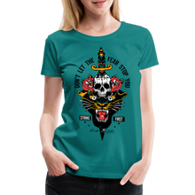 Charger l'image dans la galerie, T-shirt Femme Panther Strike First - bleu diva