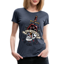 Charger l'image dans la galerie, T-shirt Femme Tattoo Hope - bleu chiné