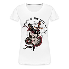 Charger l'image dans la galerie, T-shirt Femme Hope Last To Die - blanc