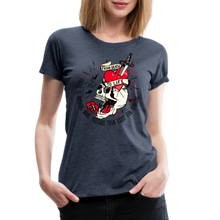 Charger l'image dans la galerie, T-shirt Femme Old School Tattoo From death to life - bleu chiné