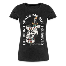 Charger l'image dans la galerie, T-shirt Femme Old School Never Die 2 - charbon