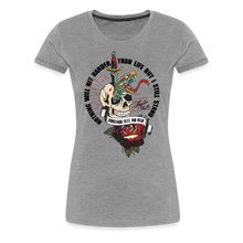 Charger l'image dans la galerie, T-shirt Femme Courage has no age - gris chiné