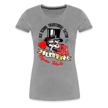 Charger l'image dans la galerie, T-shirt Femme Old school traditional tatoo - gris chiné